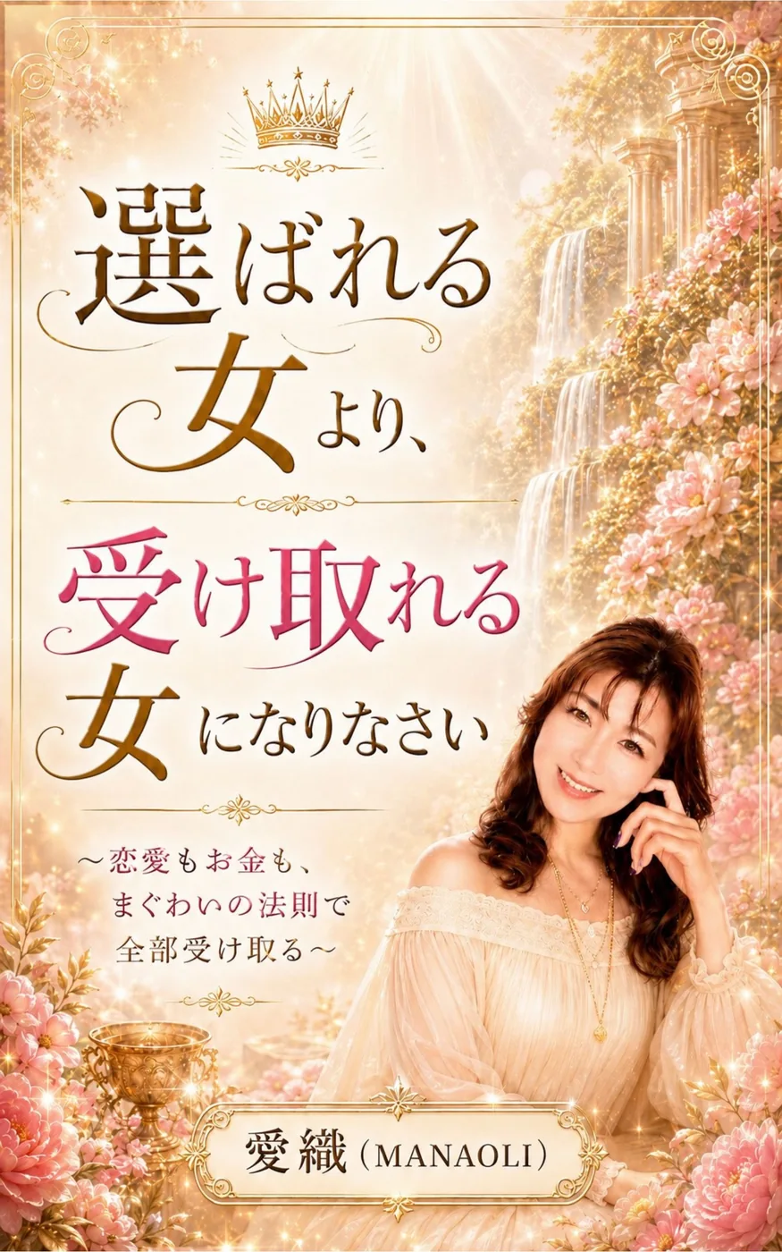 選ばれる女より、受け取れる女になりなさい